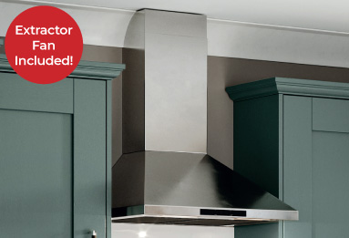 This Complete Buckingham 12 Piece Kitchen Extractor Fan Included